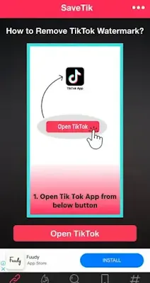 بدون علامة مائية تنزيل الفيديو تيك توك